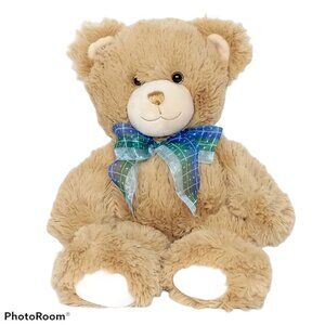 First & Main Dean 1796 Brown Teddy Bear Plush Bow